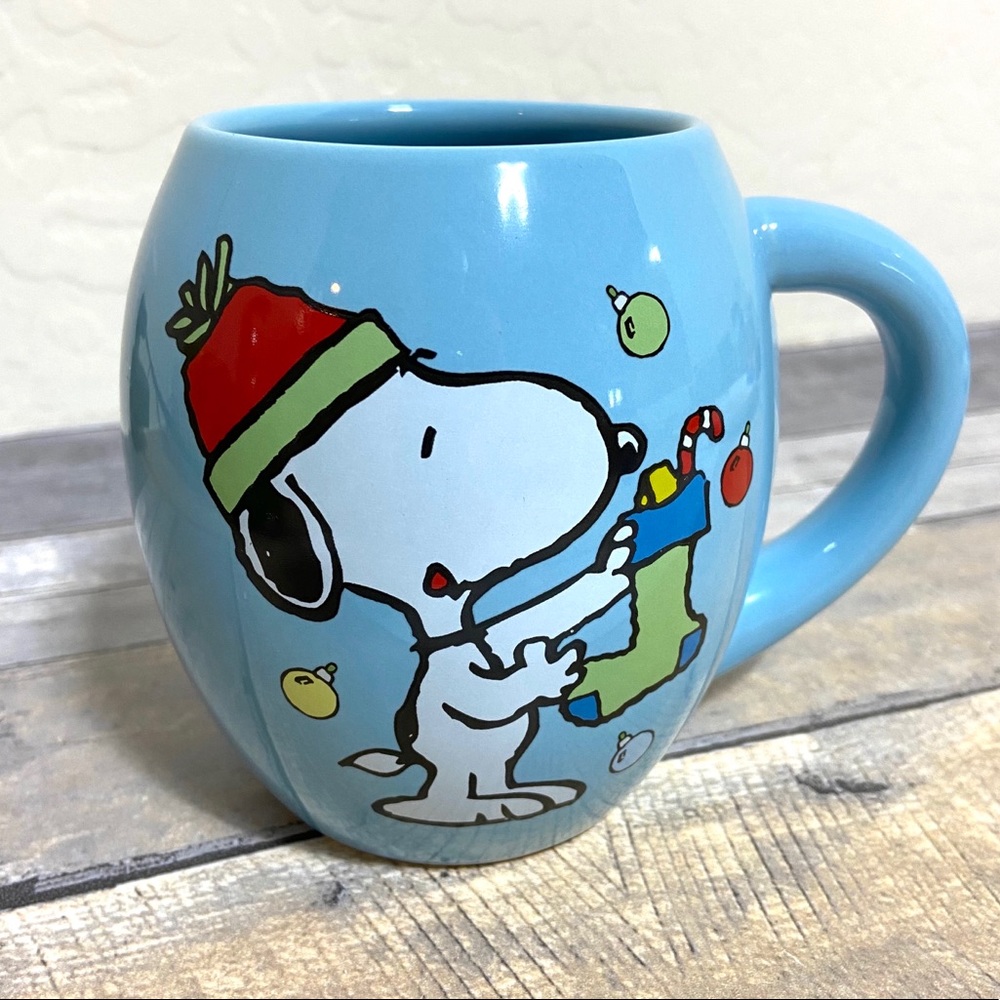 Snoopy Woodstock 2014 Christmas Mug 16oz NEW